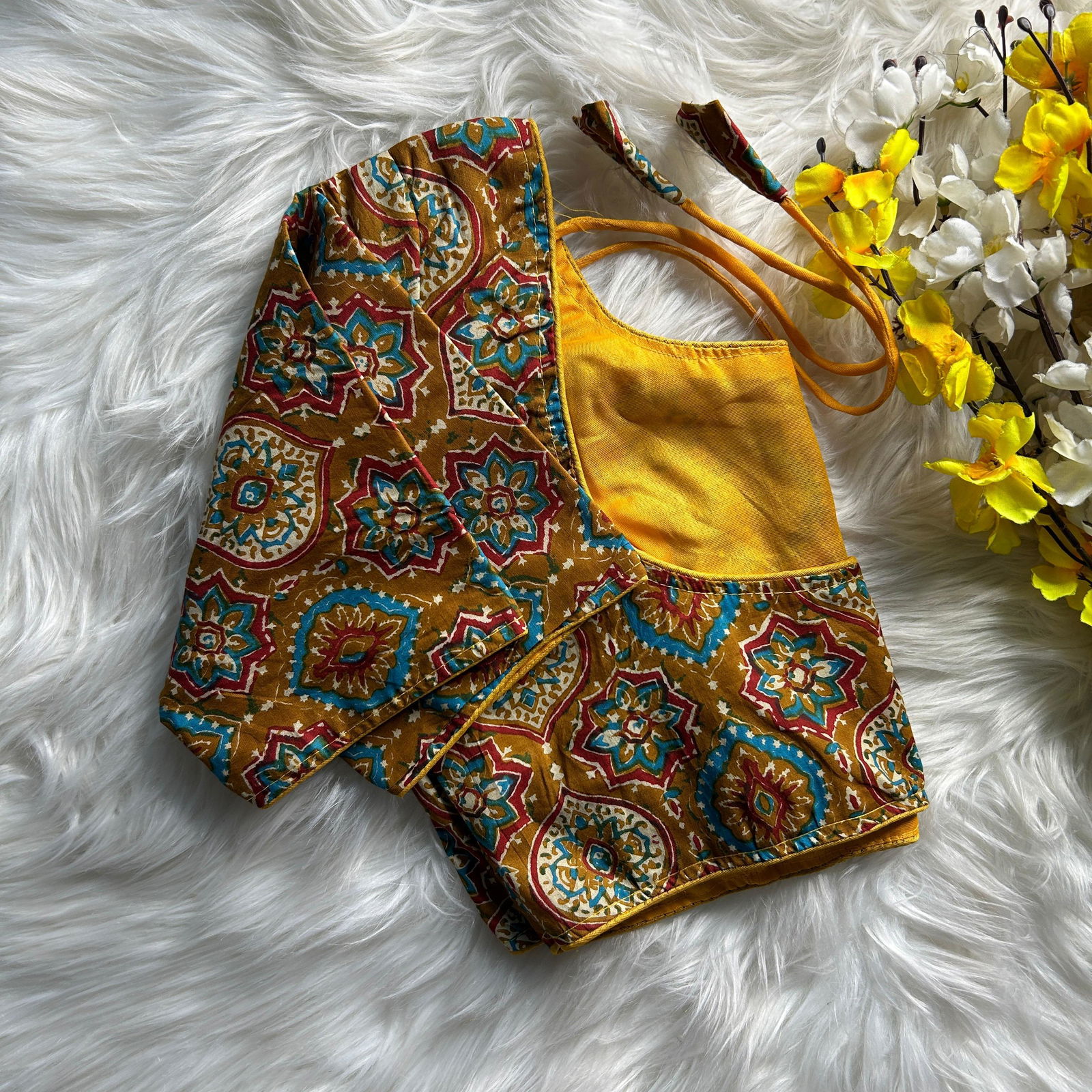 Ruhi Fashion 006 Printed Pure Cotton Blouse Exporters in India
